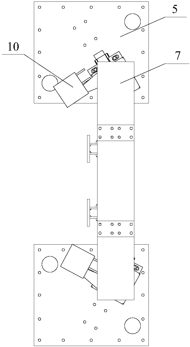 Trolley limiting device of magnetic suspension railroad switch