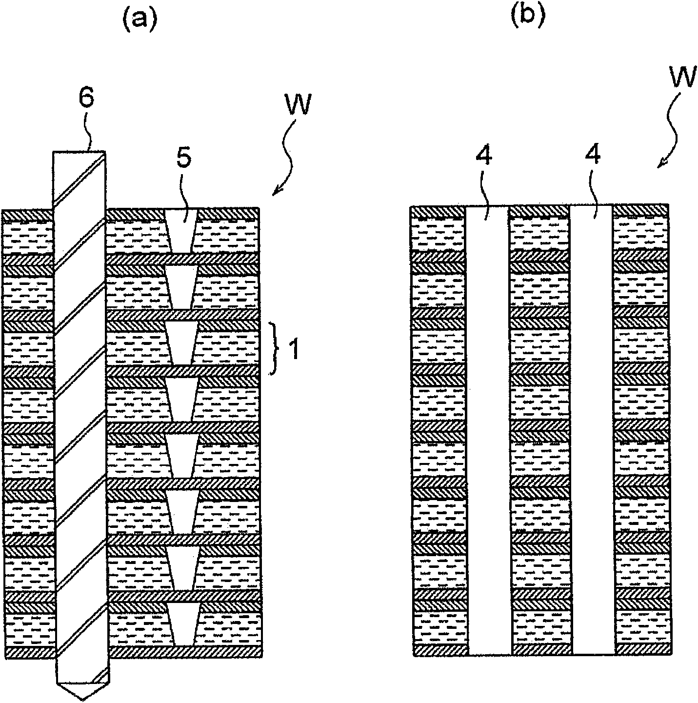 Perforation processing method for printing substrate