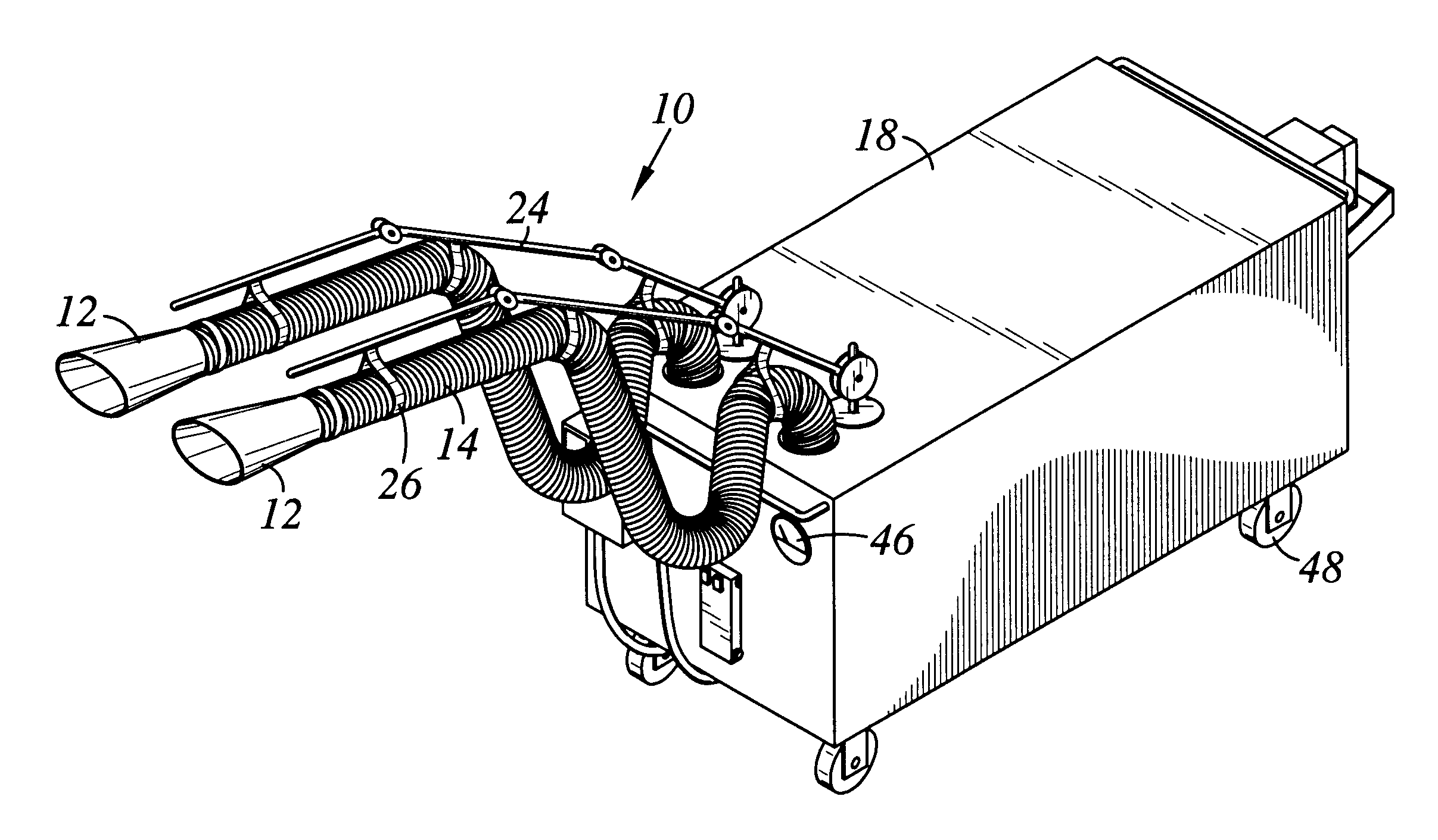 Portable air pollution control apparatus