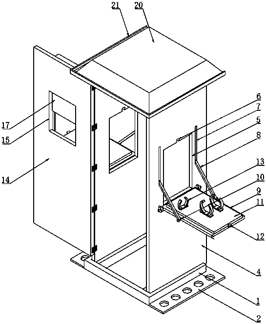 New-energy automobile charging pile protection device