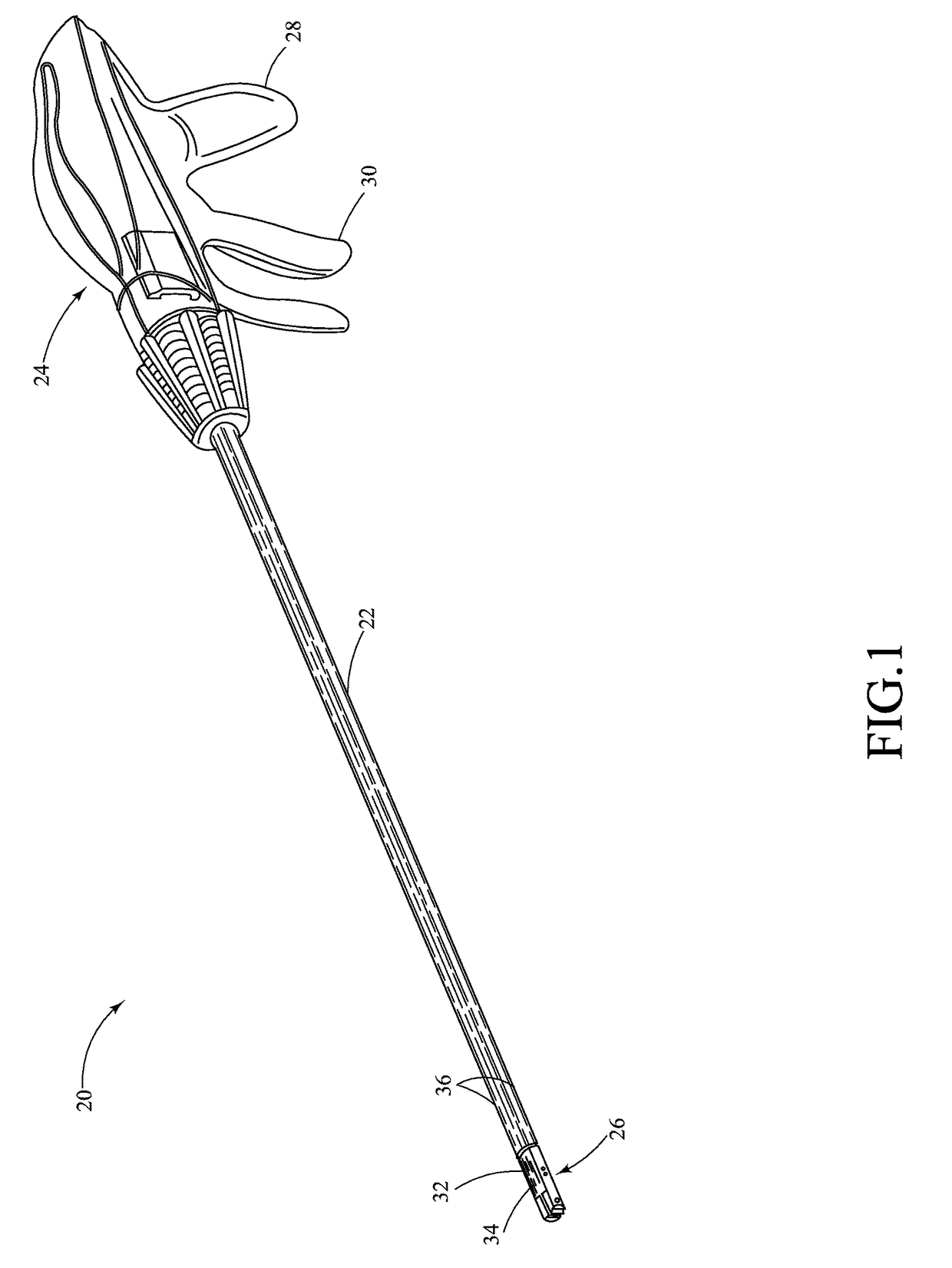 Laparoscopic suture device with autoloading and suture capture