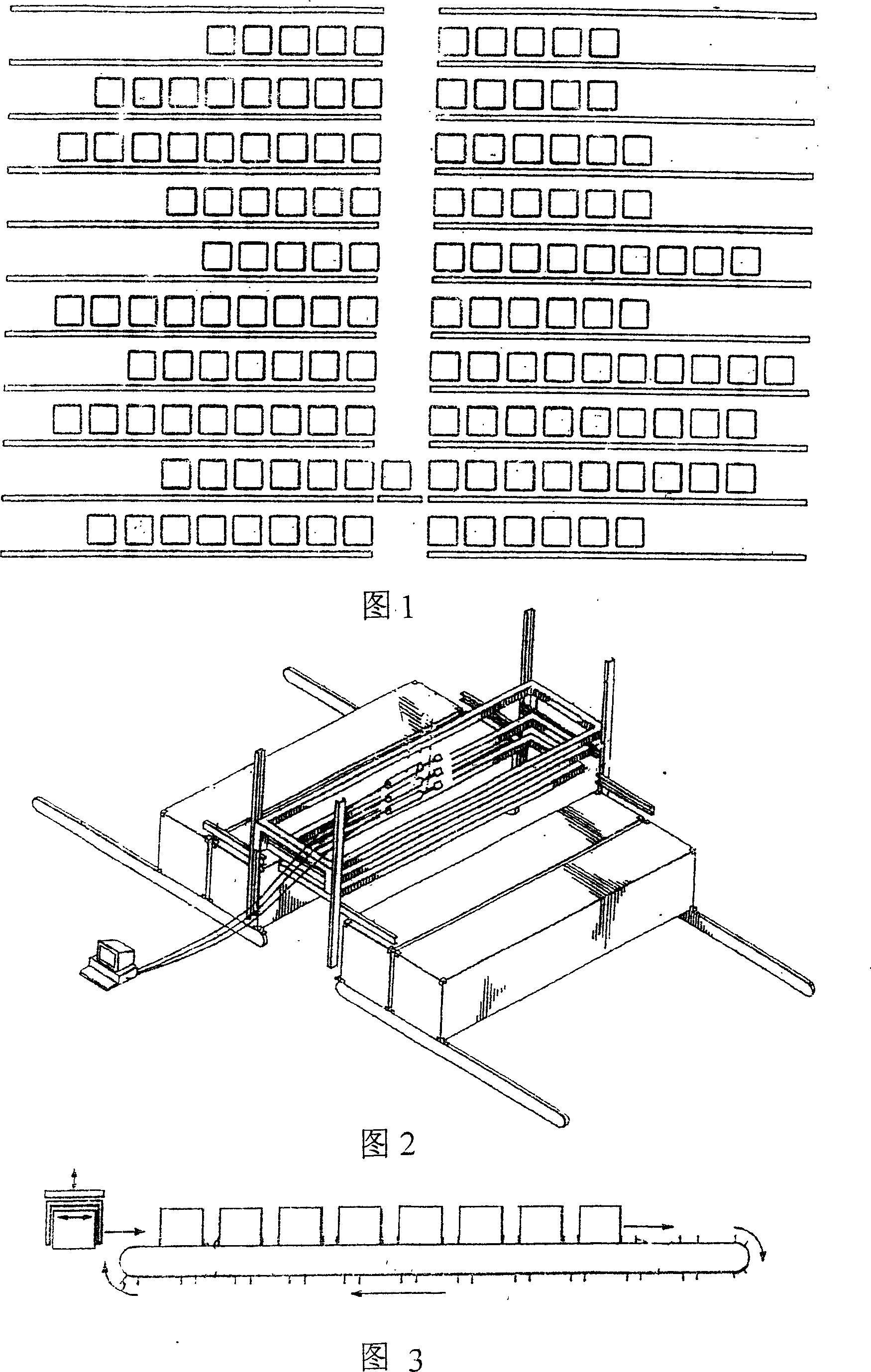 Automation container boat, dock and using method of warehouse transportation system composing the automation container boat and dock