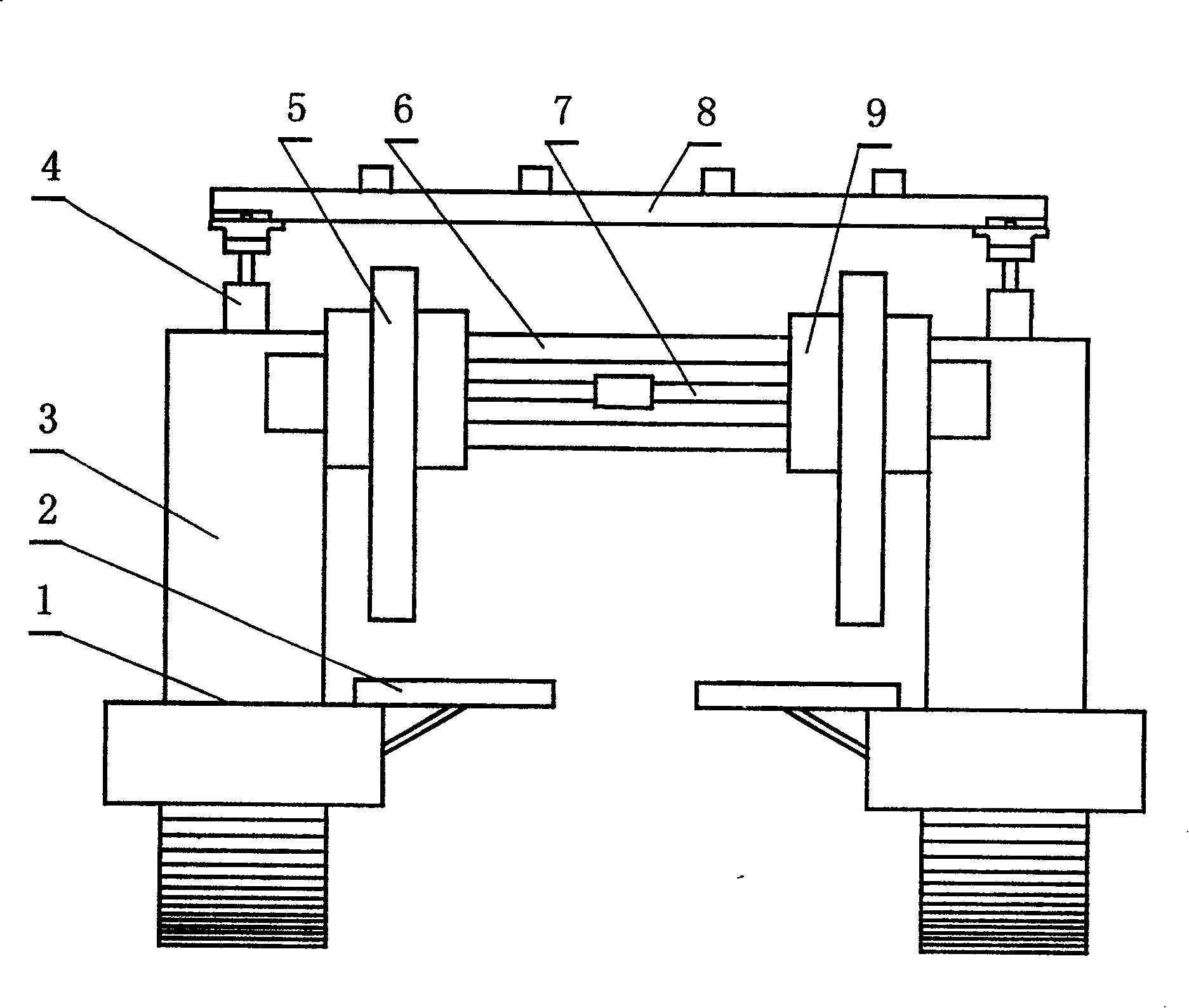 Gantry type self-walking roofbolter