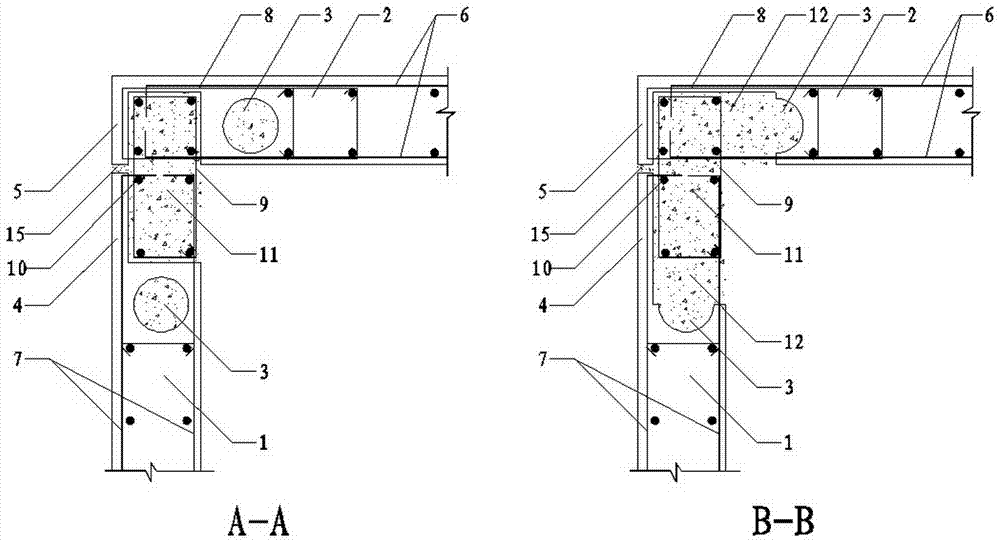 L-shaped precast concrete wall connection