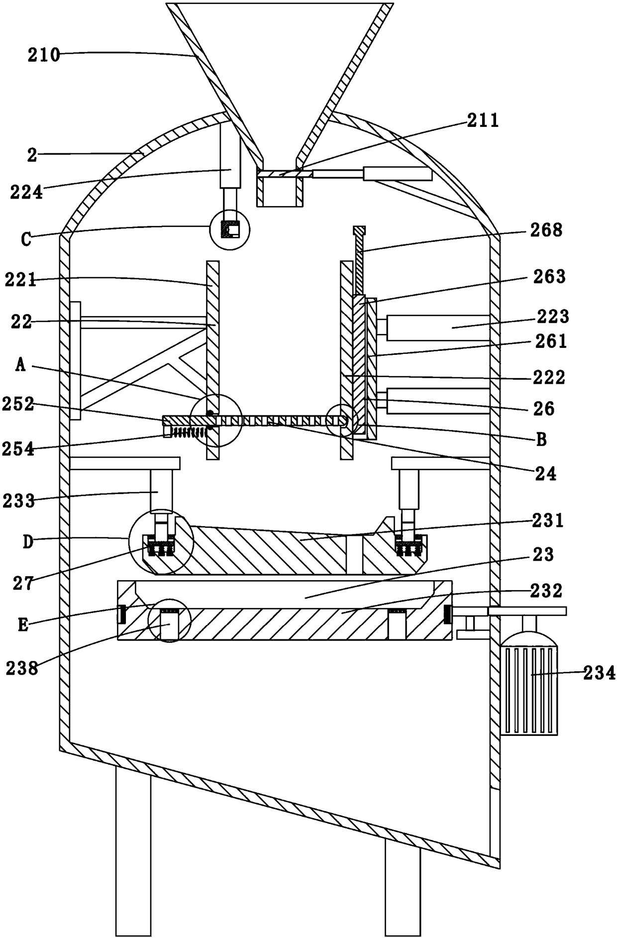 Equipment for recovery processing of solid waste into home crafts