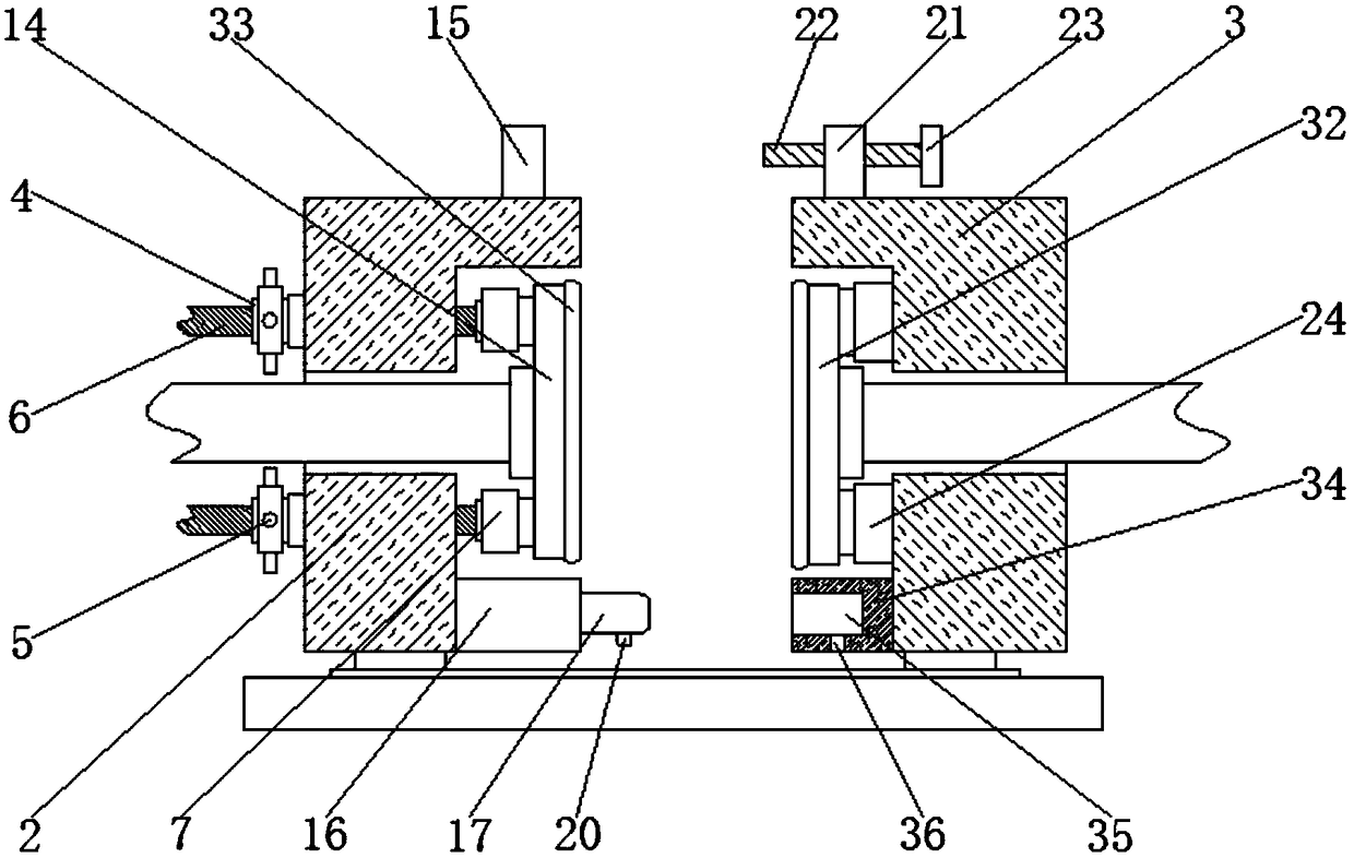 Easily disassembled fire hose connection device