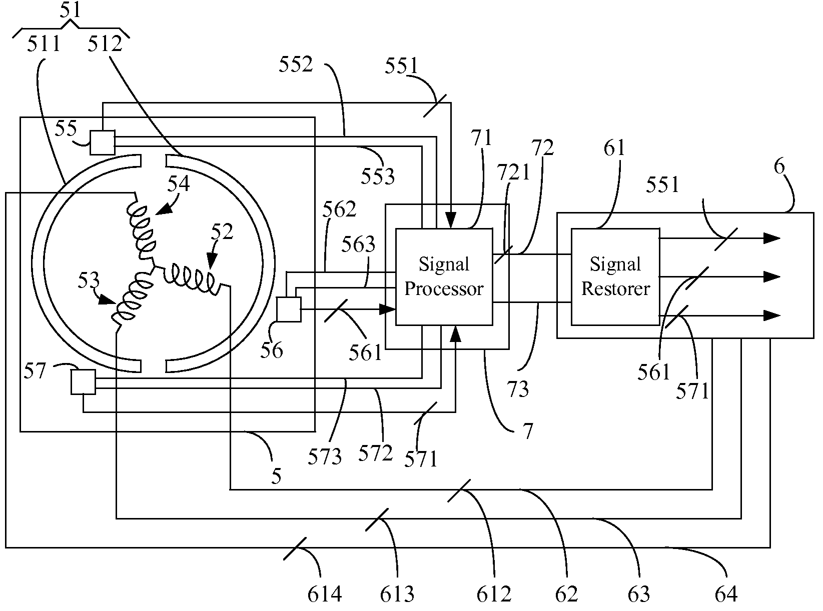 Signal transmission apparatus of a DC brushless motor for a ceiling fan