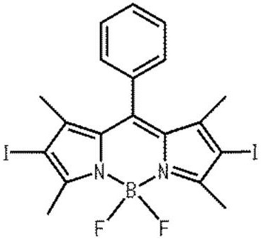 Solubilizing bodipy photosensitizer, preparation method and application in preparing medicine for treating body surface diseases