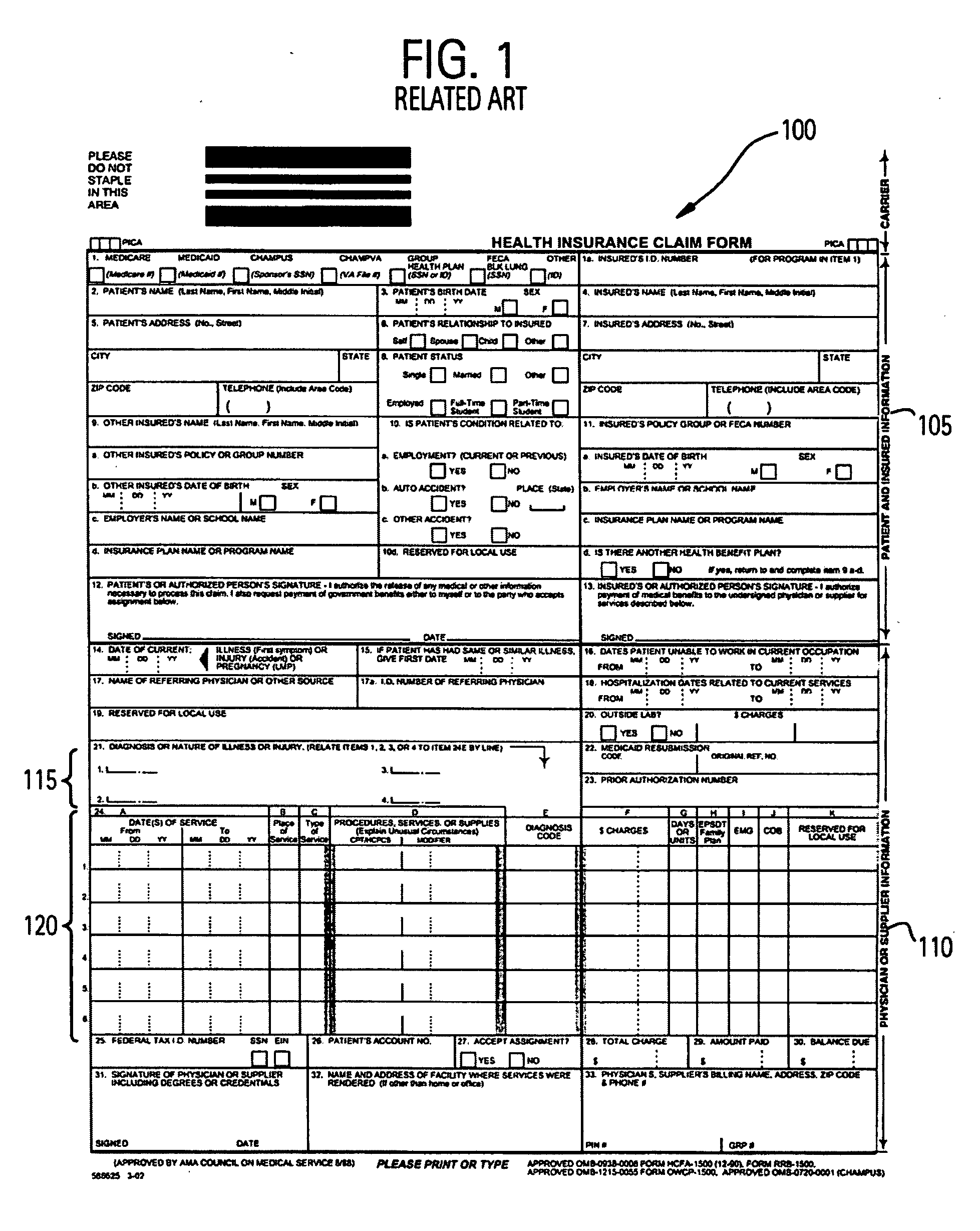 Healthcare provider data submission and billing system and method