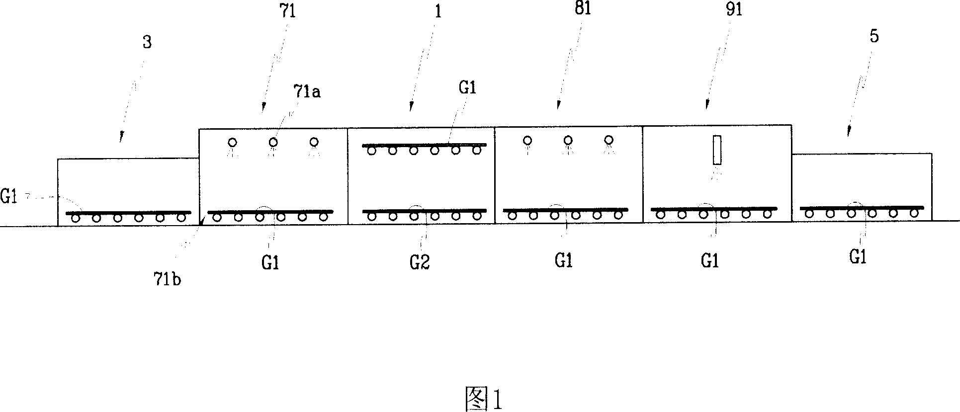 Device for transfer of flat display panel