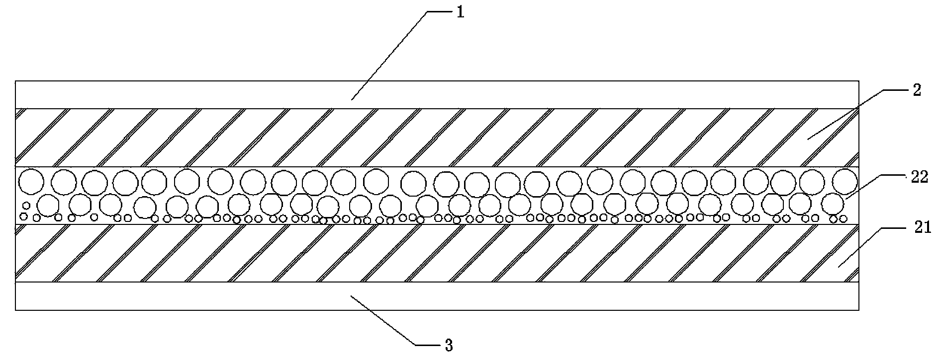 Water-absorption core body for hygienic product and production technology thereof