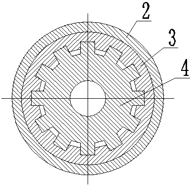 Reverse-circulation pneumatic impact down-the-hole hammer