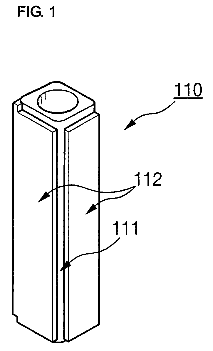 Stator and ceramic tube type ultrasonic motor using the same