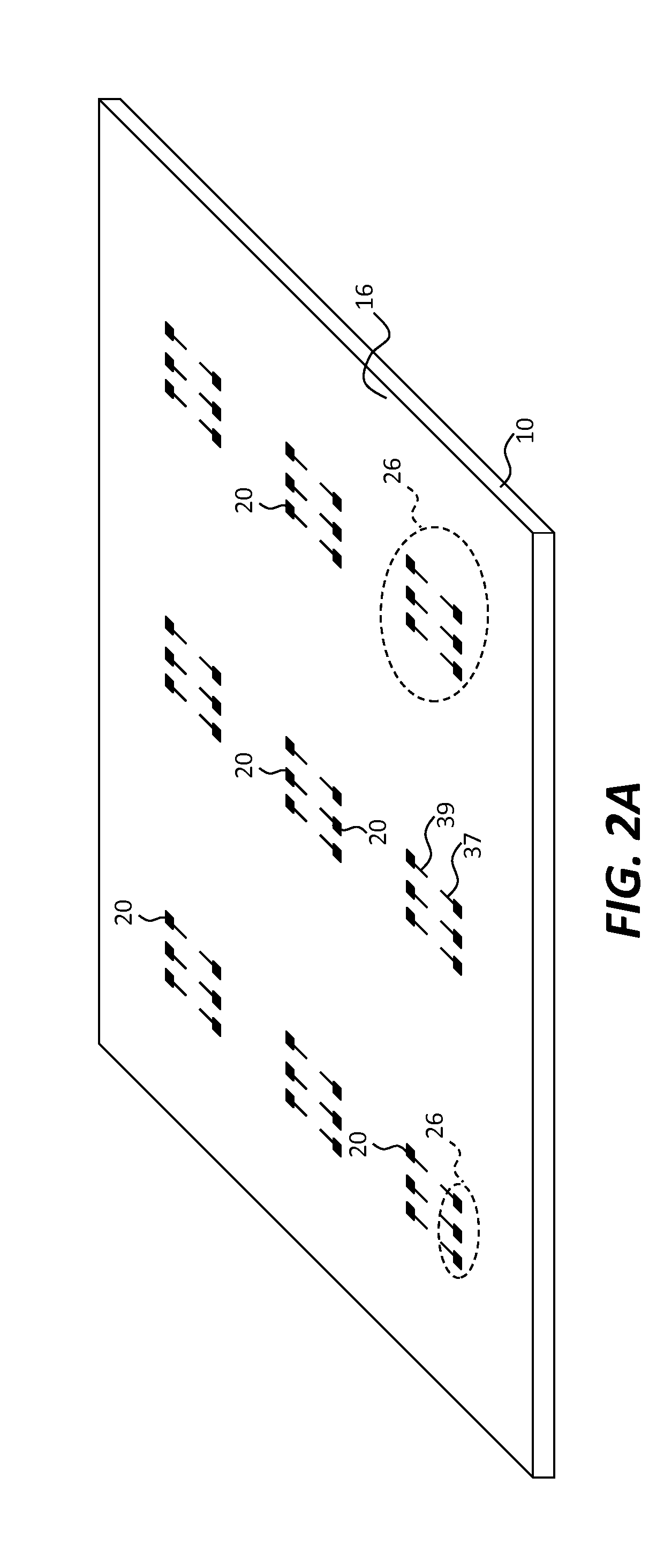 Redistribution layer for substrate contacts