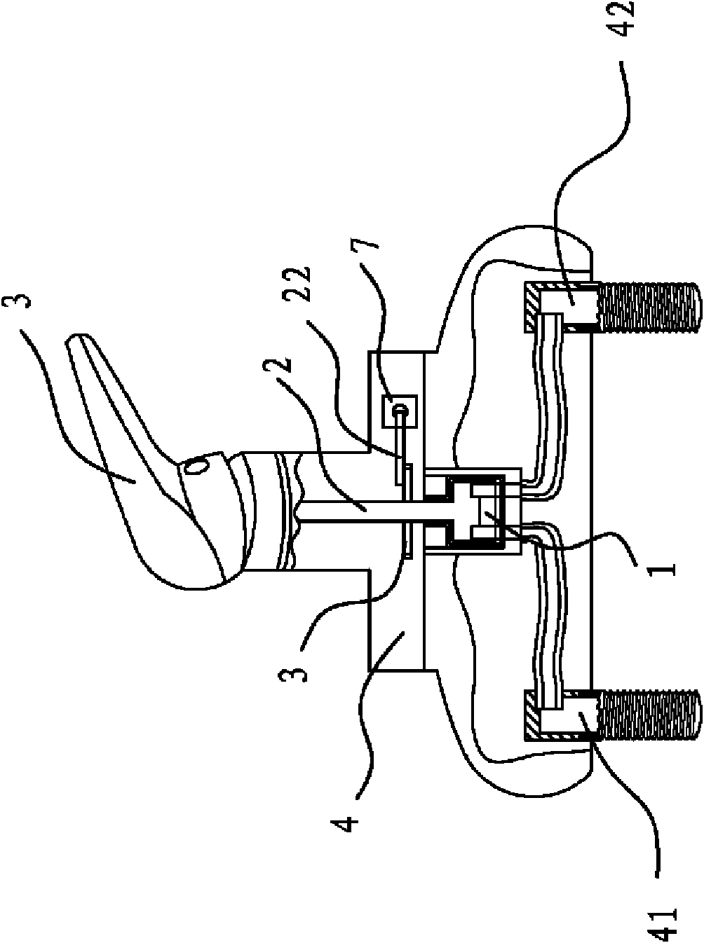 Temperature-controlling water faucet