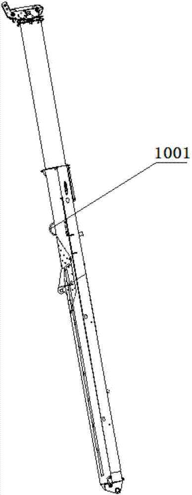 A telescopic boom crawler crane with rotary excavation function