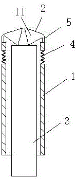 Jacking device for restoring collapse fracture block