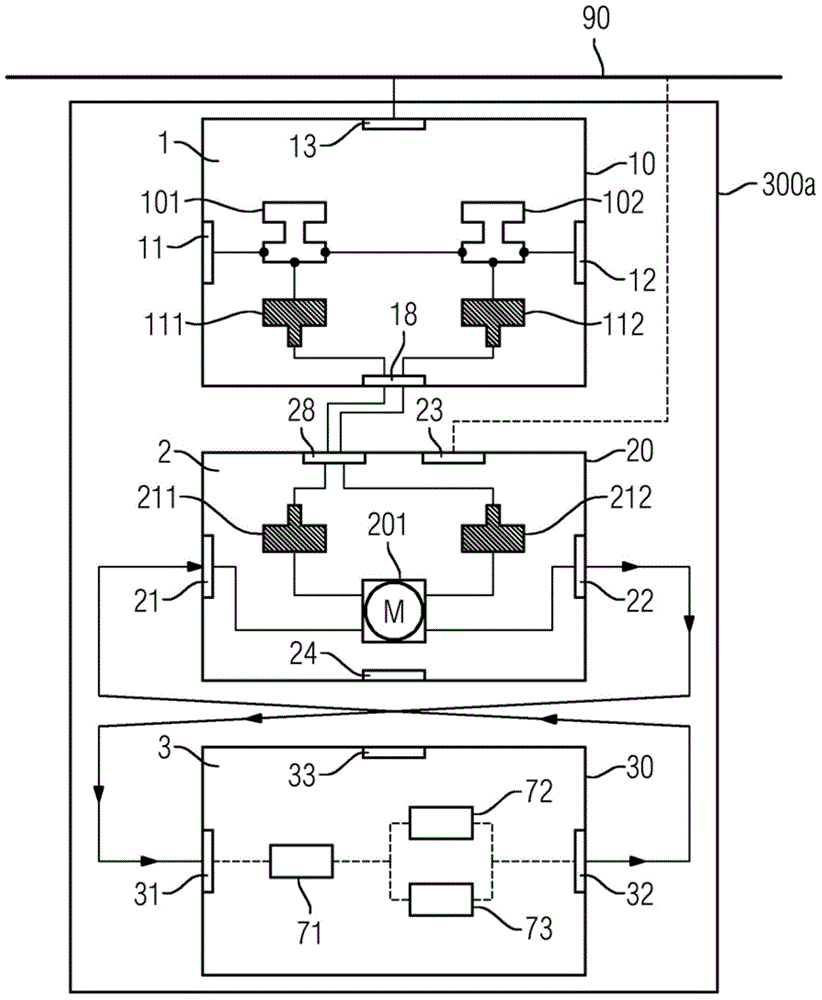 Simulation system, method for carrying out a simulation, control system and computer program product