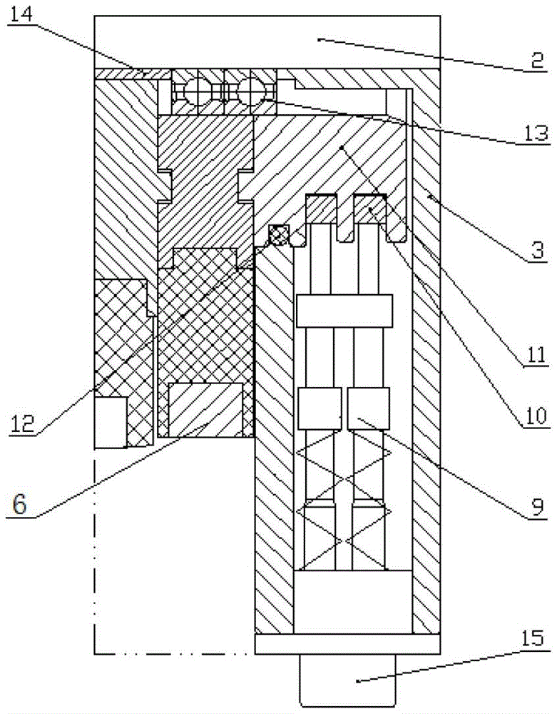 Thickness detecting probe for wheel type pipeline detector