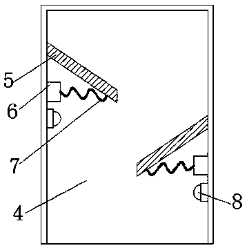 Drying device for shaving board production and processing