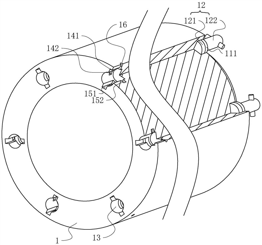 Hot-melt extrusion welding composite heat shrinkable tape connected HDPE pipe and construction method thereof