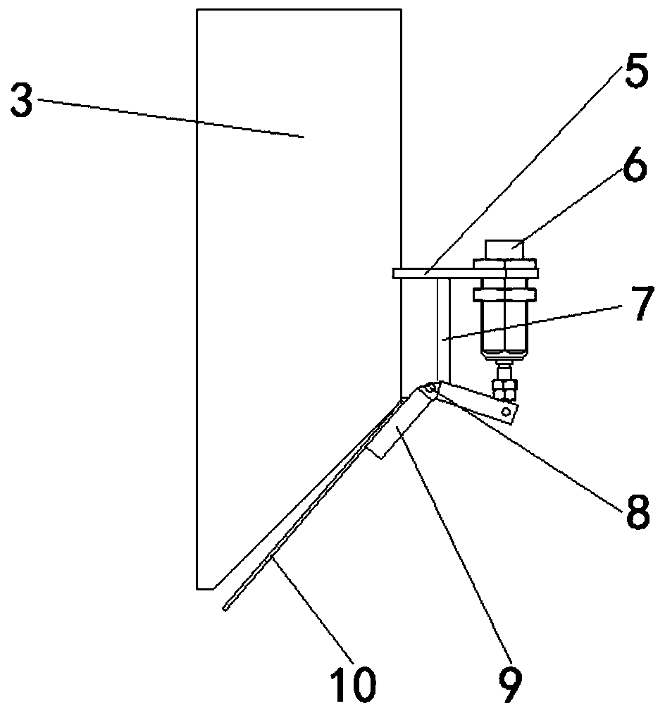 Seedling feeding and planting device of transplanter