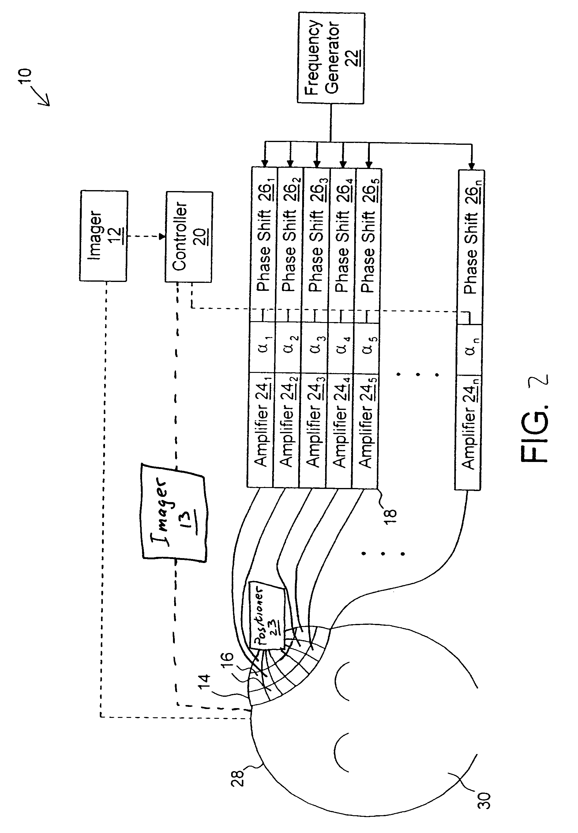 Shear mode therapeutic ultrasound