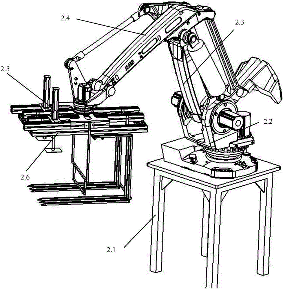 Device used for automatically stacking mineral wool products