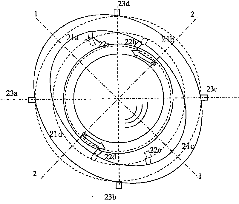 Micro piezoelectric motor-lens integrated driving machine