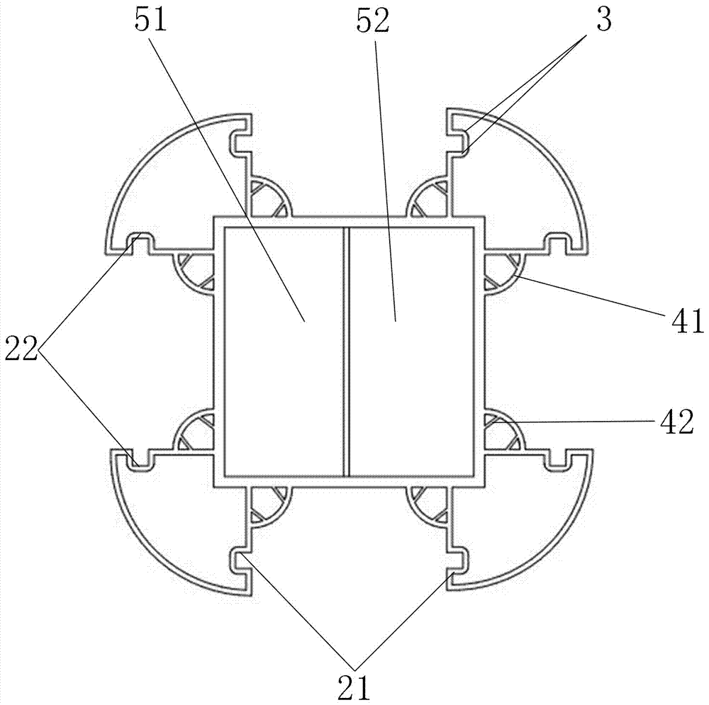 Drainage building wall column