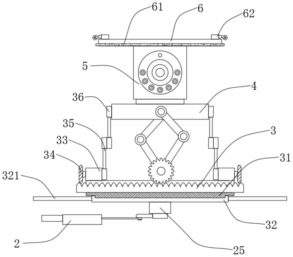 Lifting protection device for security and protection monitoring camera