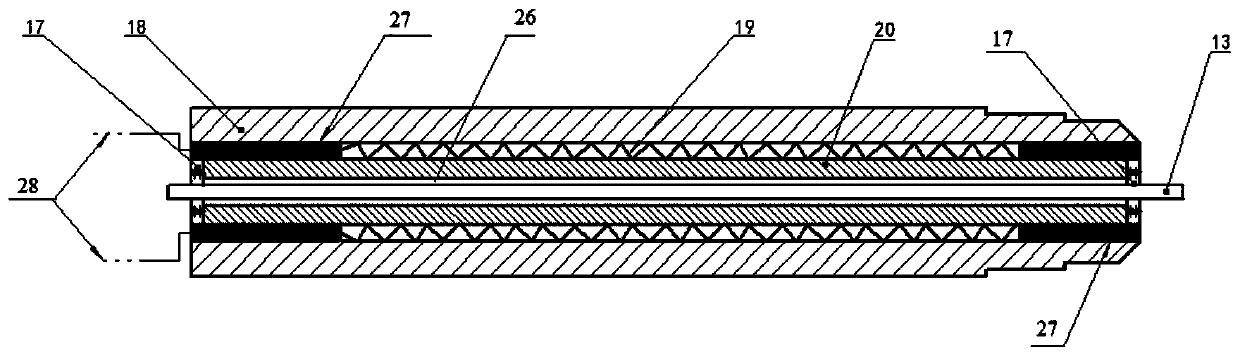 Intelligent hydraulic barrel type shock absorber for automobile