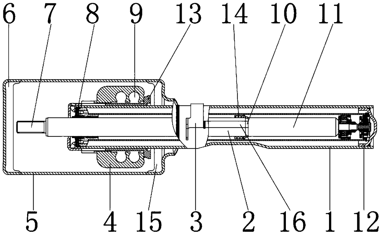 Water pumping whiteboard pen for teaching and with self-adsorption function