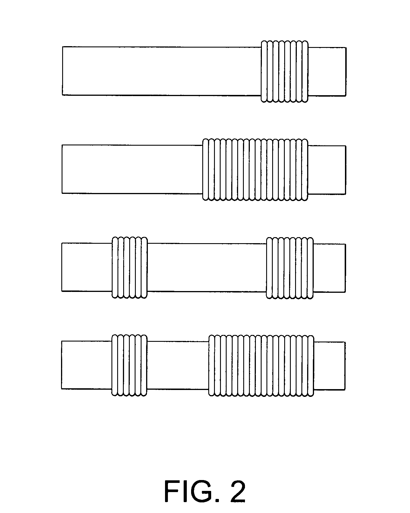 Sectional crimped graft