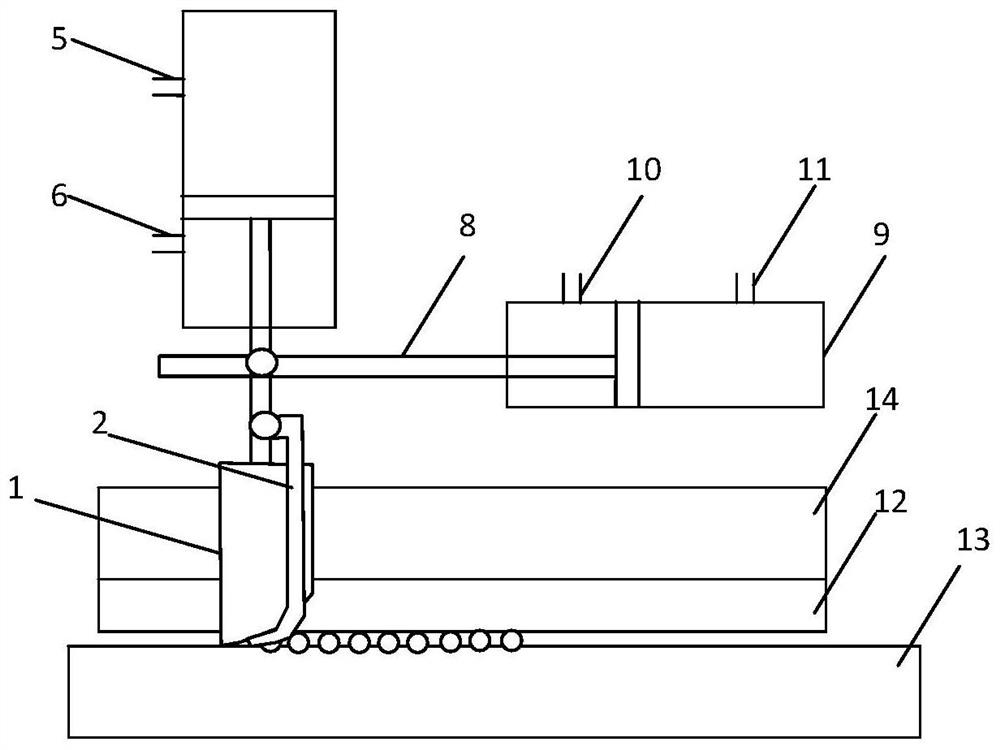 Scribing and cutting device for beam intensity meter and its application