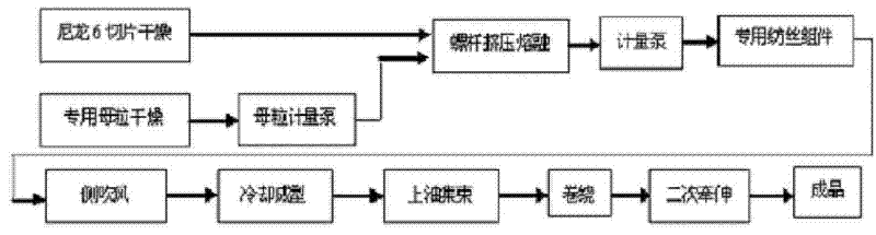 Hygroscopic fine denier/ultrafine denier nylon masterbatch, nylon and preparation method thereof