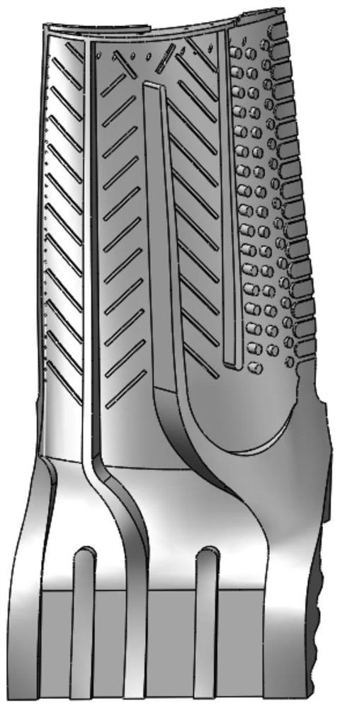 Cooling structure of turbine movable vane of gas turbine