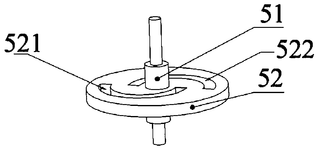 Device for taking parts through corrugated pipe of automobile shock absorber dust cover