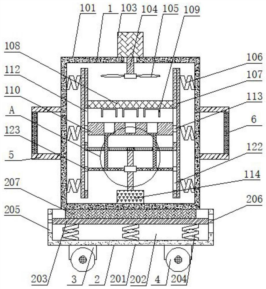 A chemical reagent storage device for chemical experiments