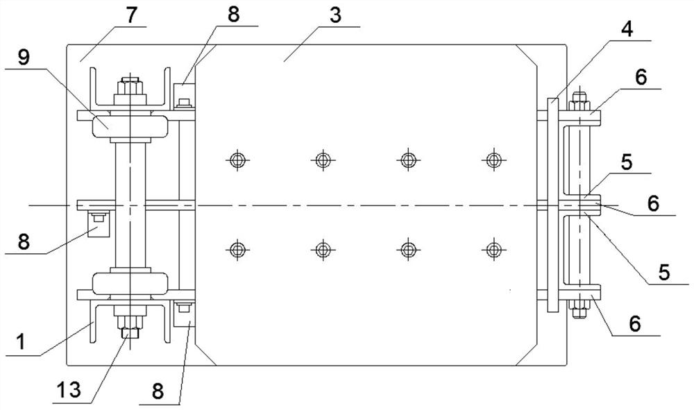 Turnover device and method for cylinder head of marine diesel engine