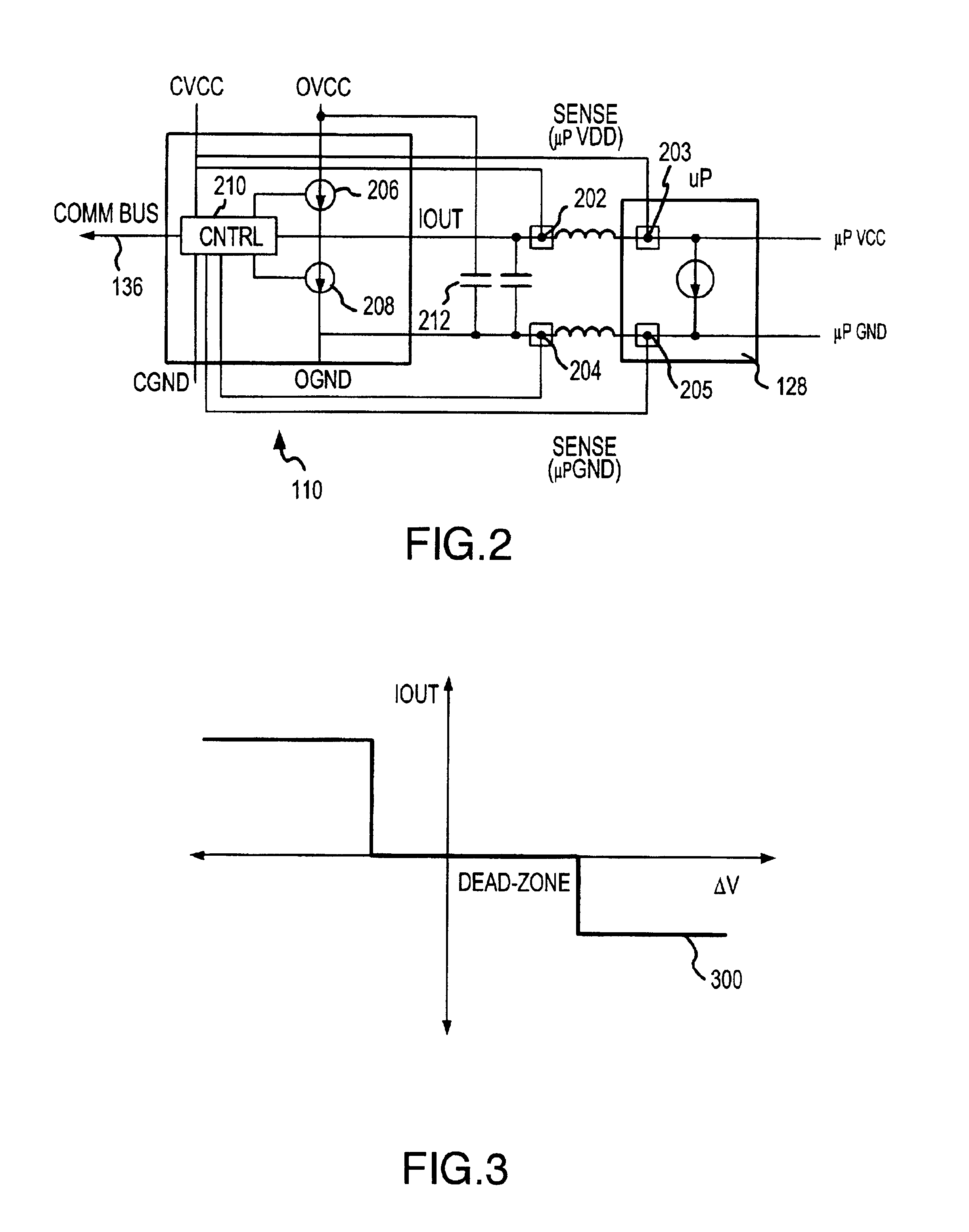 Method and apparatus for providing wideband power regulation to a microelectronic device