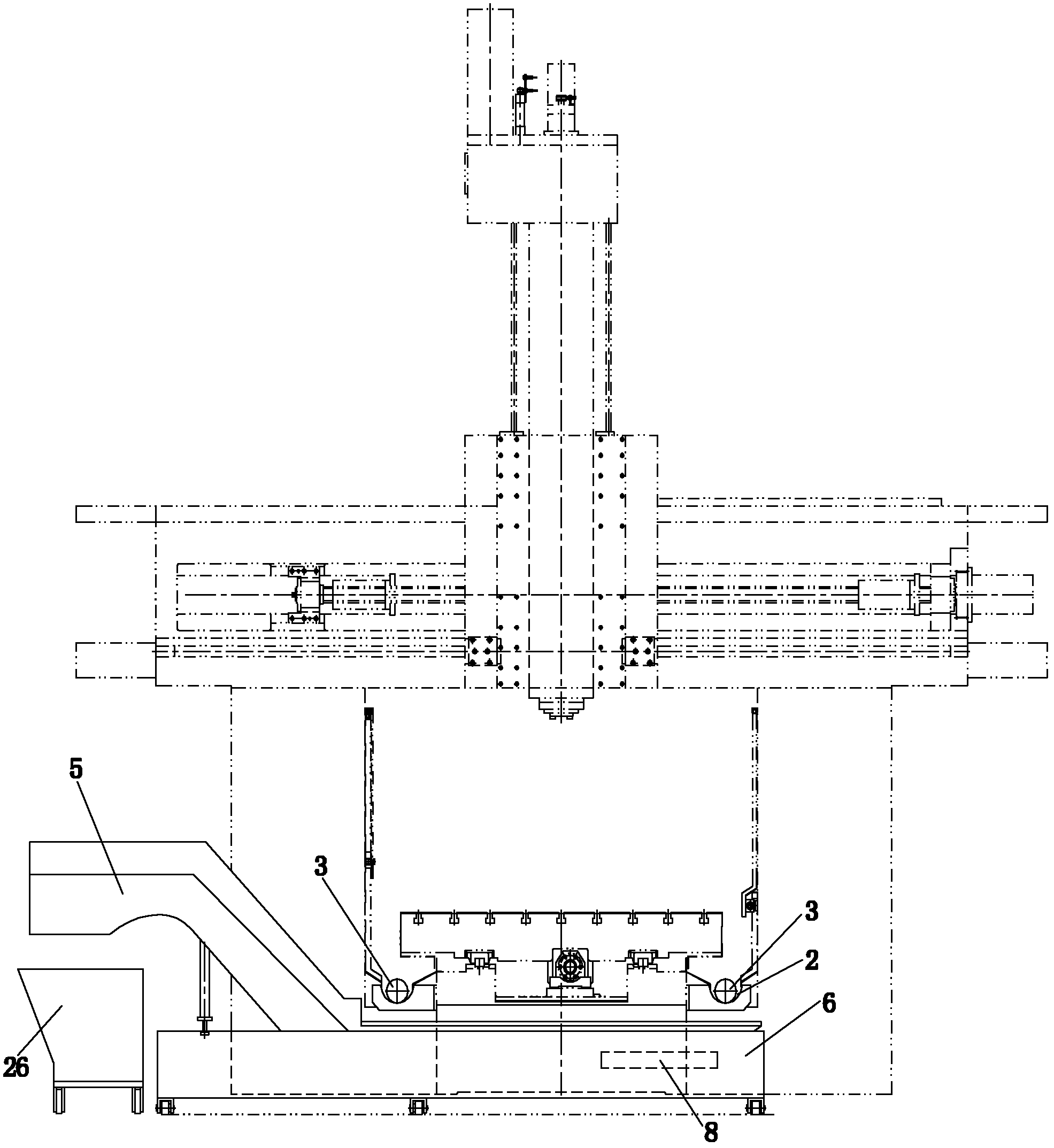 Filtering and cooling device for computerized numerical control gantry machine tool