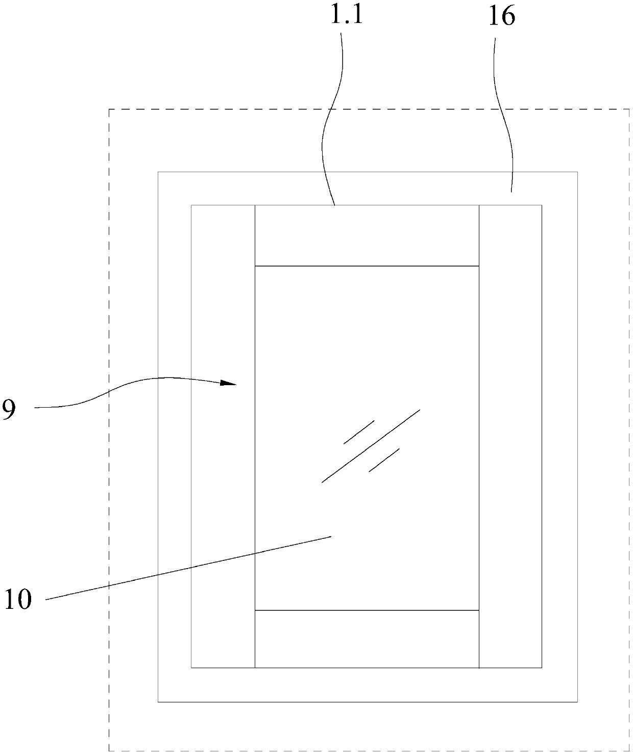 Door structure for fire fighting access