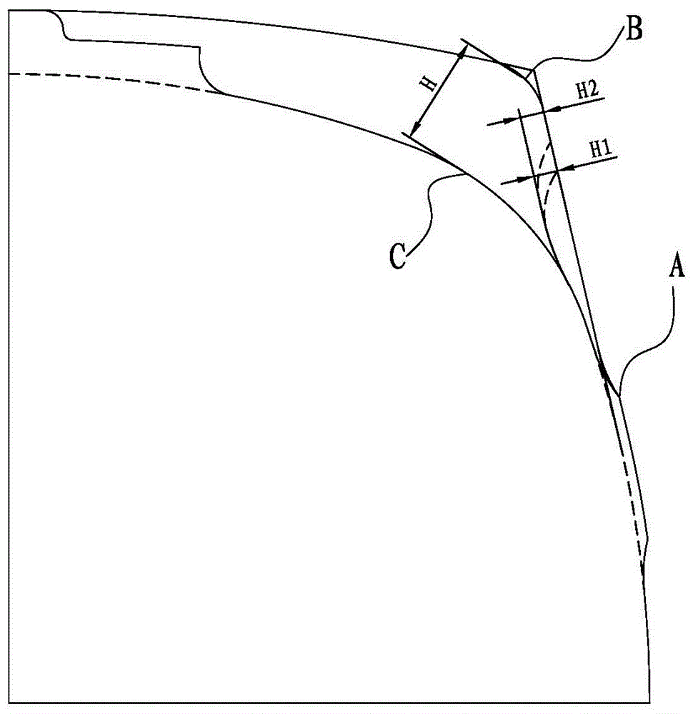 A shoulder pattern structure of a tire