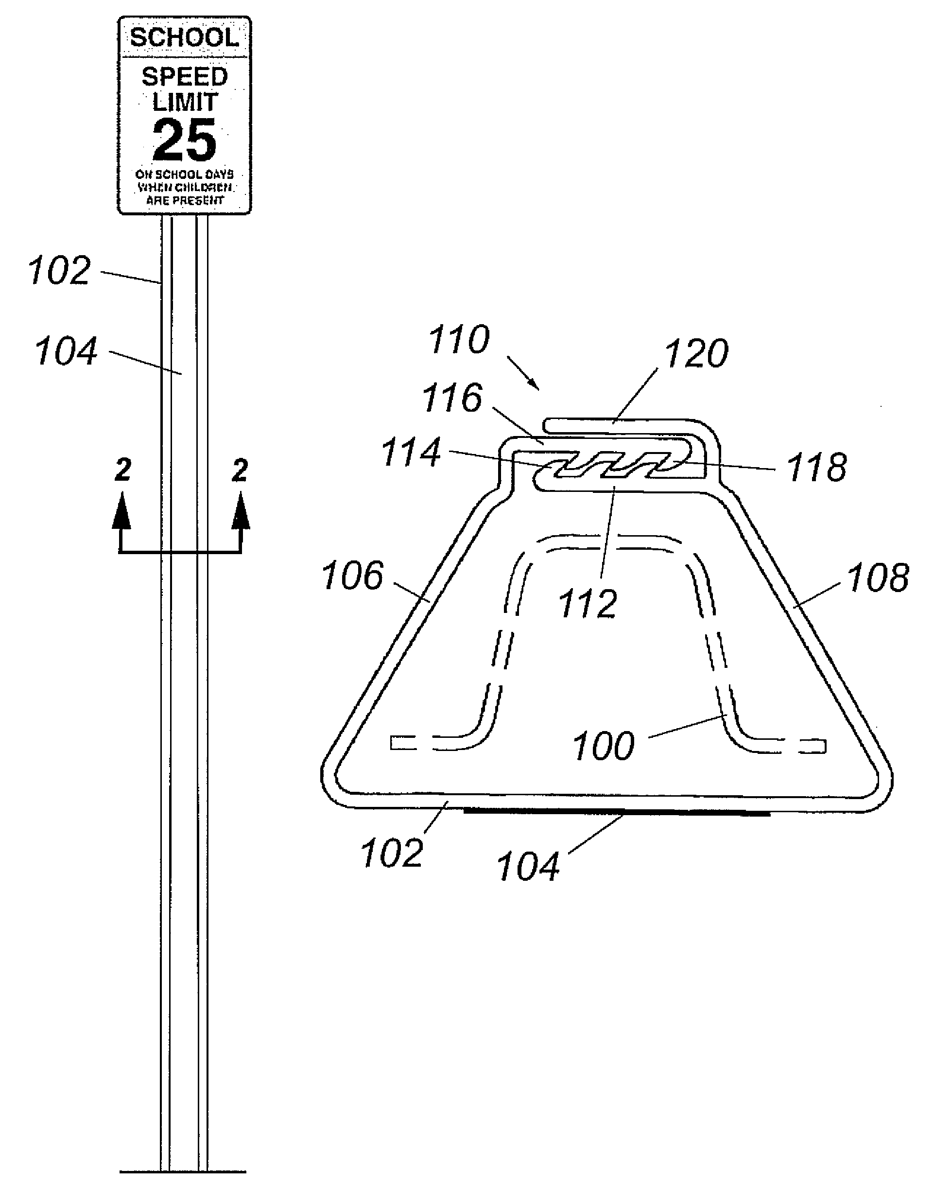 Extruded plastic u-channel sign post covers