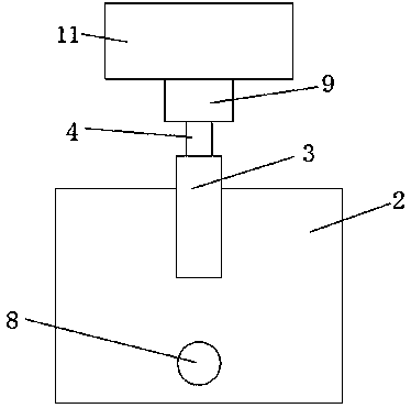 Sit-and-reach motion device convenient for physical fitness testing