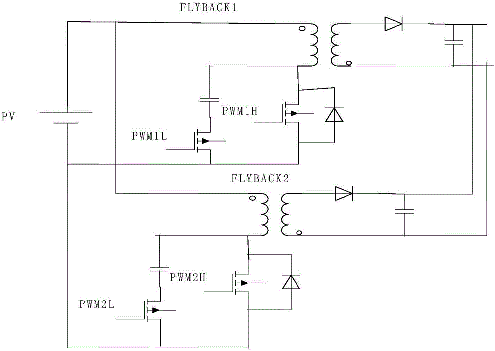 Micro photovoltaic grid-connected inverter and grid-connected control method thereof