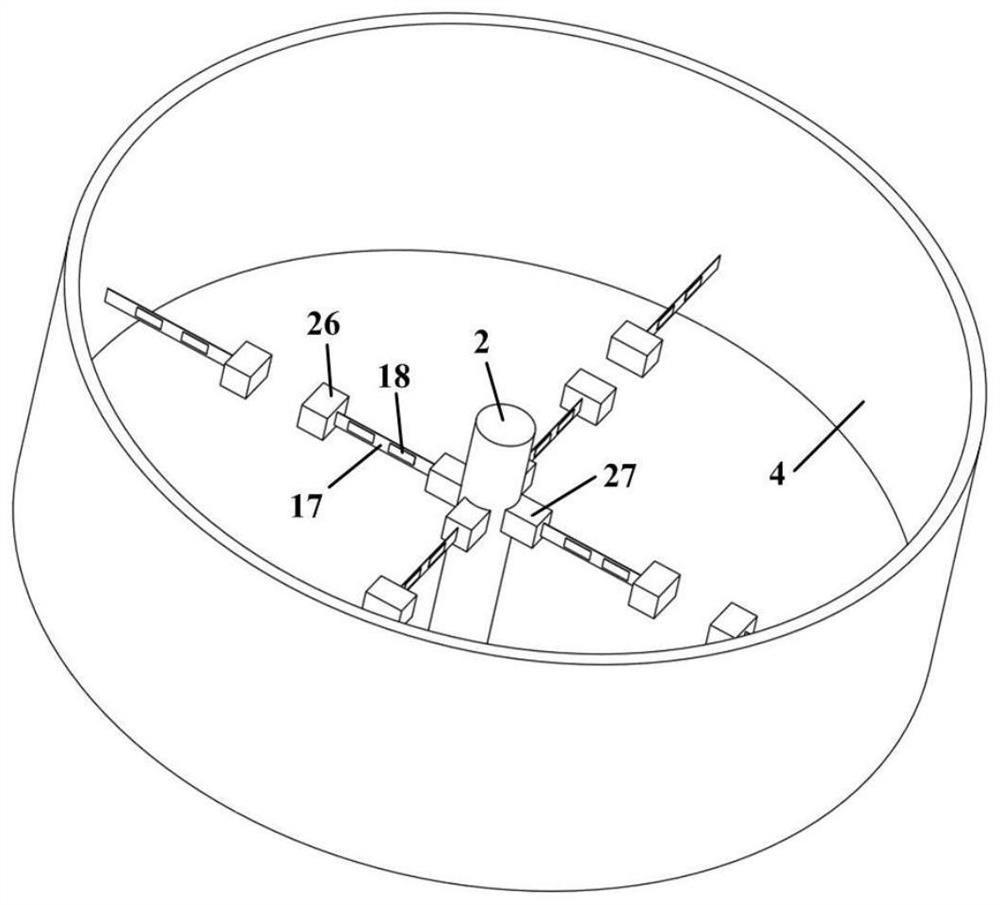 A small wind power generation device and method adaptive to wind direction and wind speed