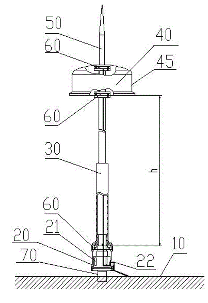 Receiving/transmitting integrated high-frequency ground wave radar antenna