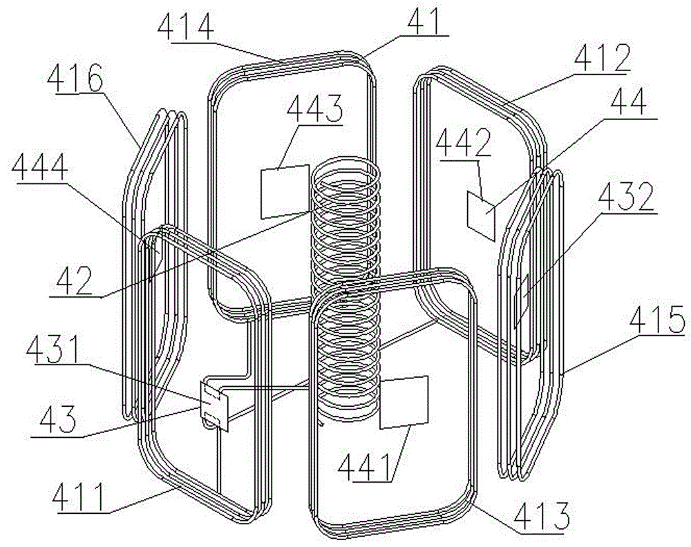 Receiving/transmitting integrated high-frequency ground wave radar antenna